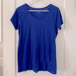 Blue motherhood maternity t-shirt, size M